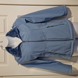 ZeroXposure, fleece lined jack with removable hood & and zip-up pockets.  Size M